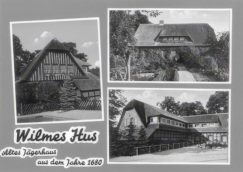 Postkarte von „Wilmes Hus“